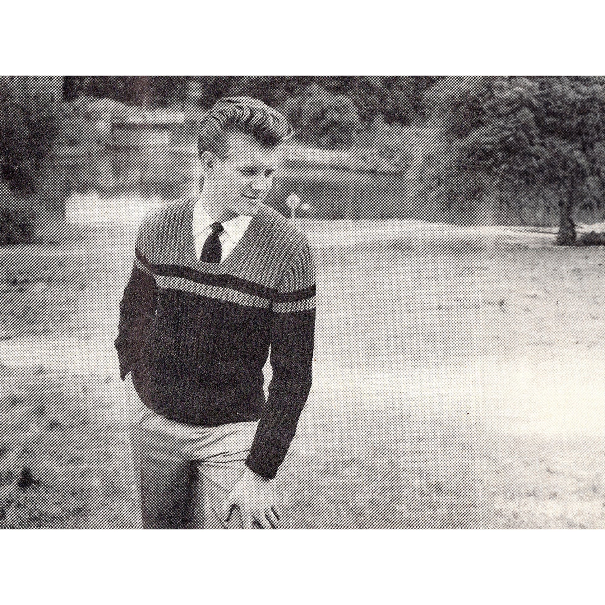 vintage knitting patterns download Day17Vintage B1012 Stitchcraft Magazine September 1956