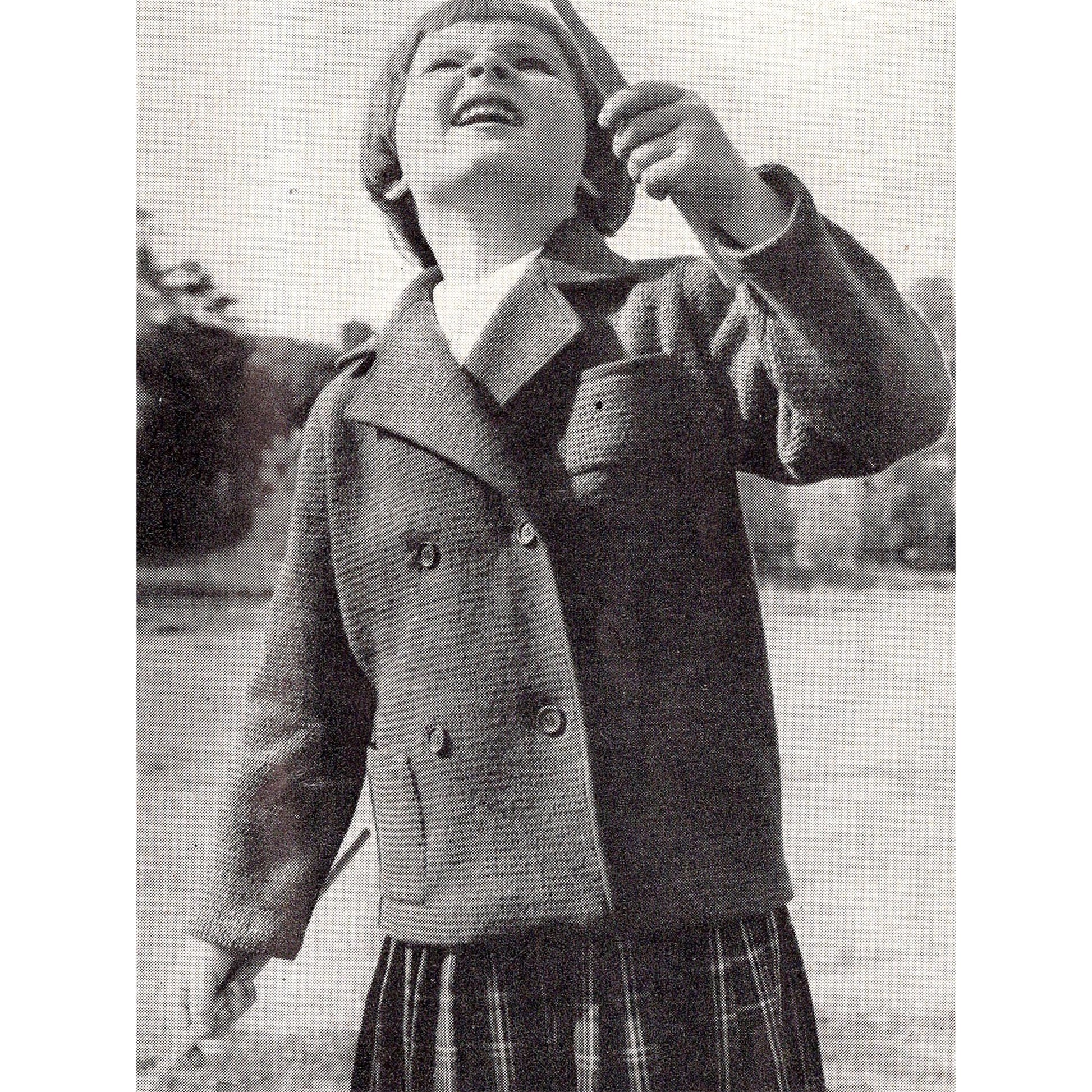 vintage knitting patterns download Day17Vintage B1012 Stitchcraft Magazine September 1956