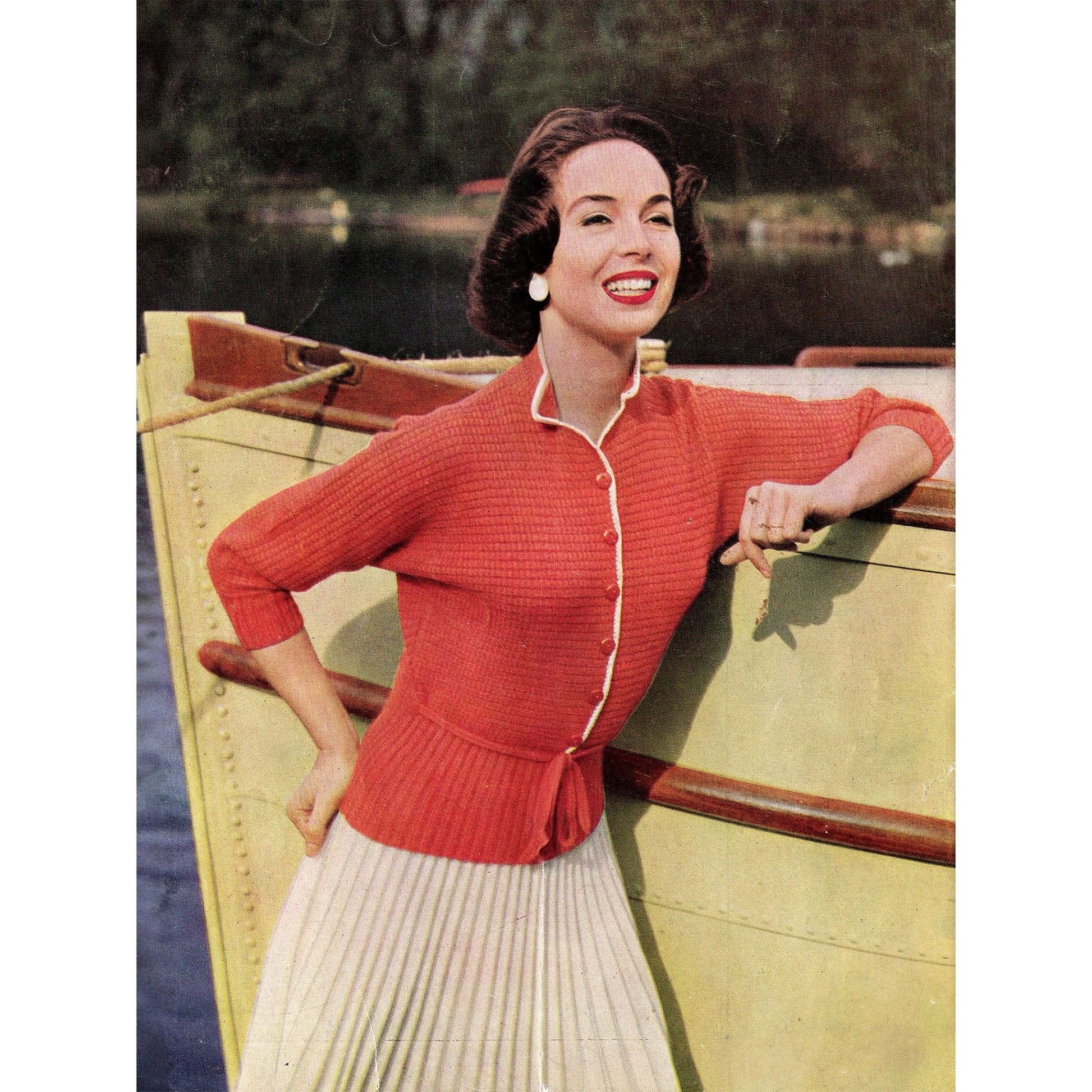 vintage knitting patterns download Day17Vintage B1012 Stitchcraft Magazine September 1956