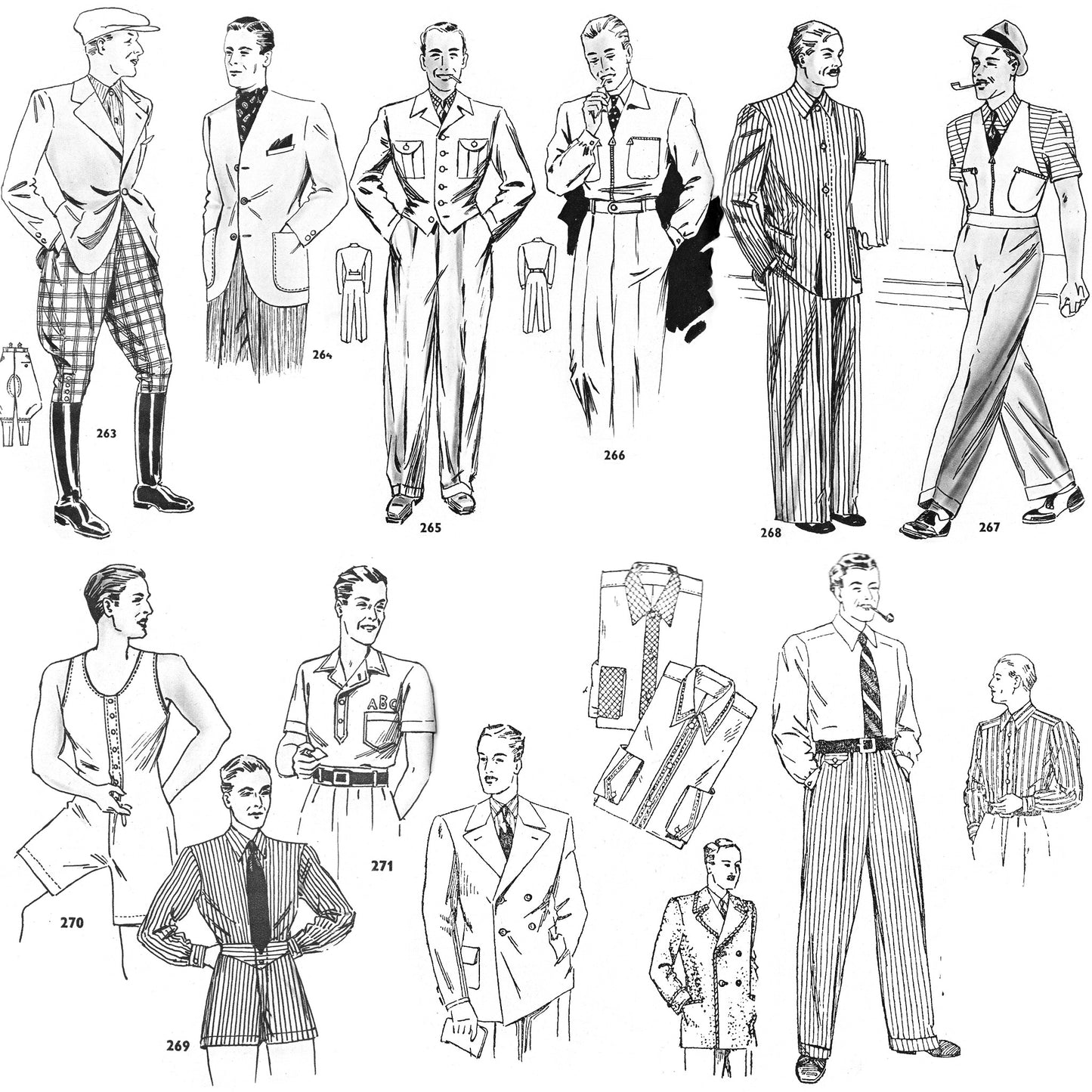 vintage 1940s sewing patterns download Day17Vintage B1023