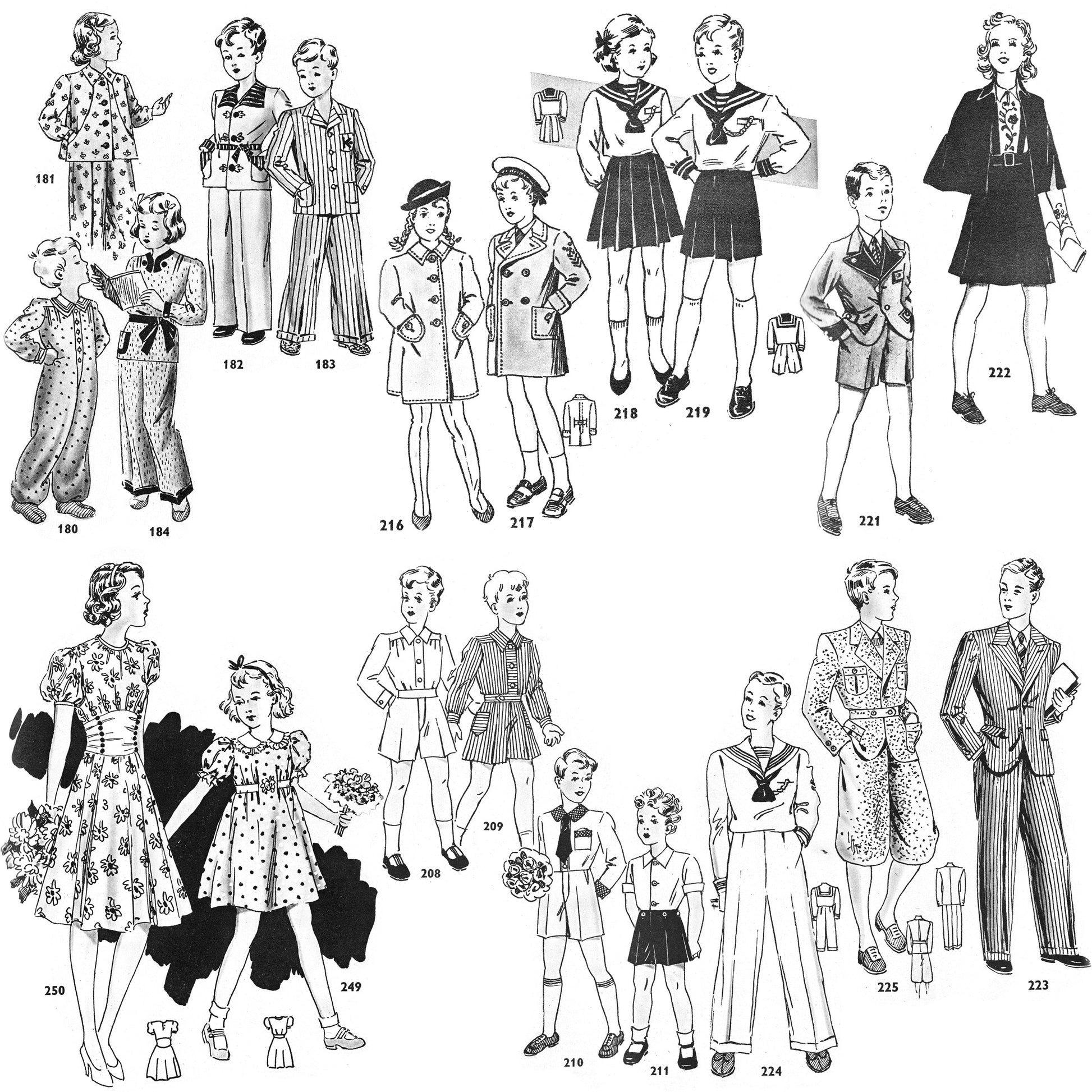 vintage 1940s sewing patterns download Day17Vintage B1023