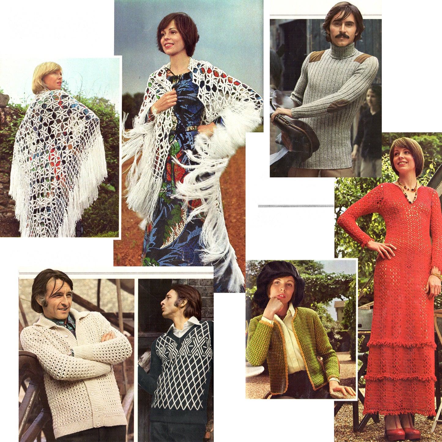 vintage knitting patterns download Day17Vintage B1082 Mon Tricot 1970s