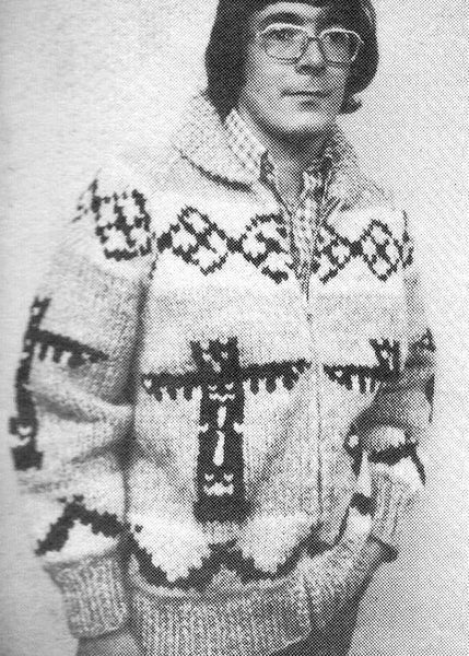 vintage knitting patterns download Day17Vintage B1049 White Buffalo 17 Cowichan Sweater