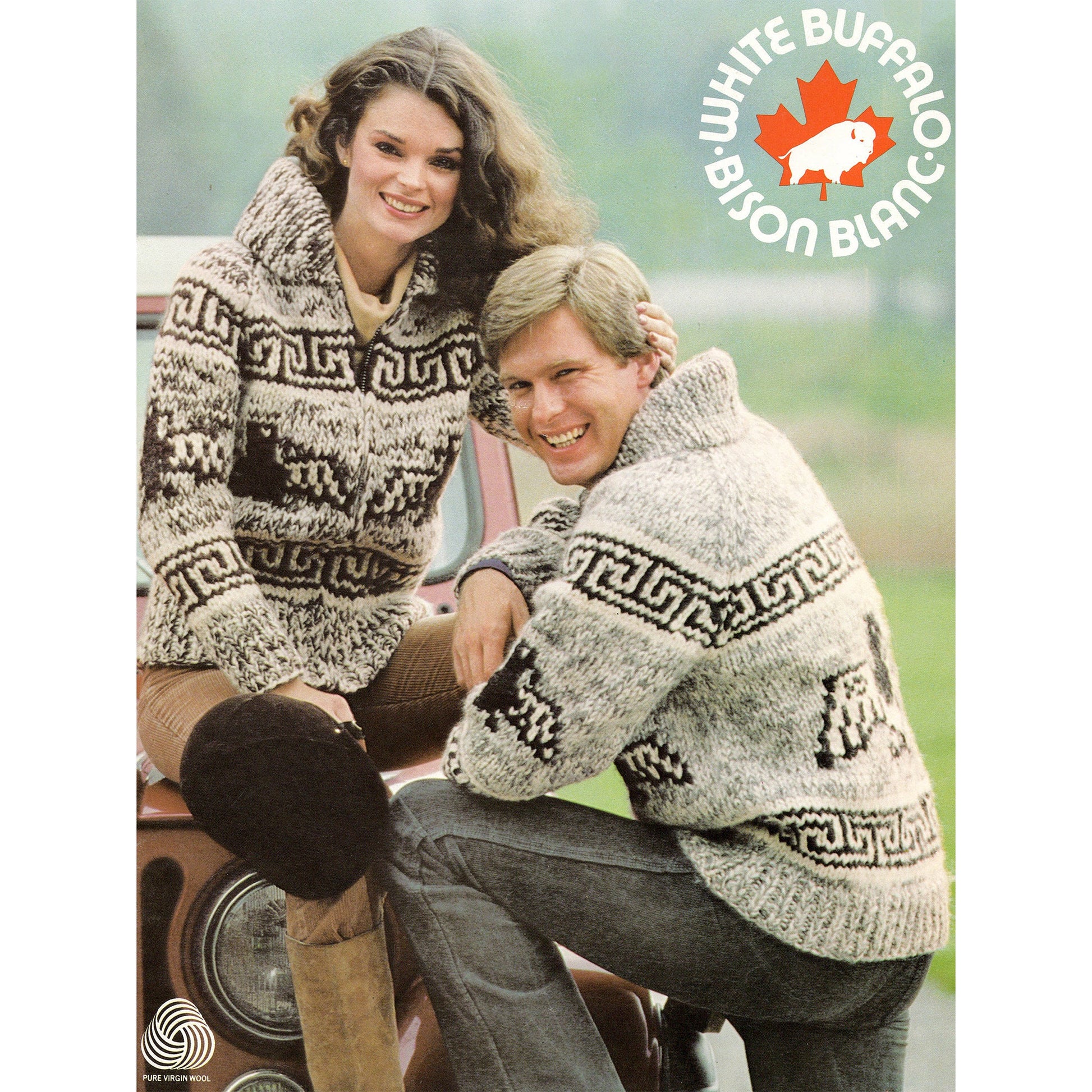 Vintage Cowichan Sweater Patterns White Buffalo Book 16