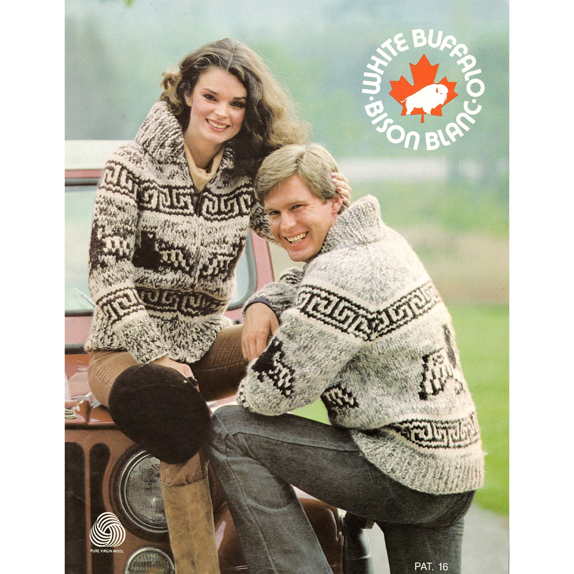 Vintage Cowichan Sweater Patterns White Buffalo Book 16