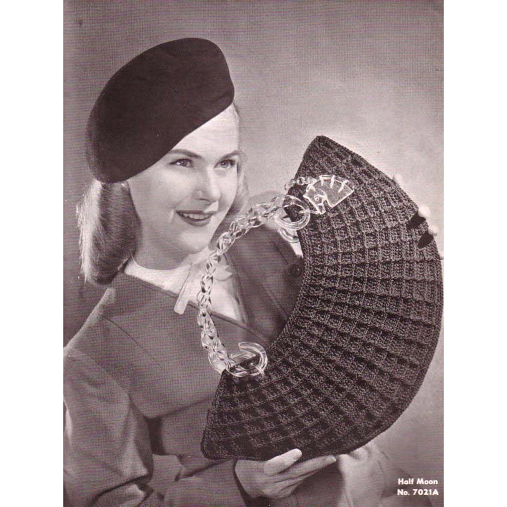 vintage knitting patterns download Day17Vintage B1020 Quaker Smart Bags 1940s Purse Patterns