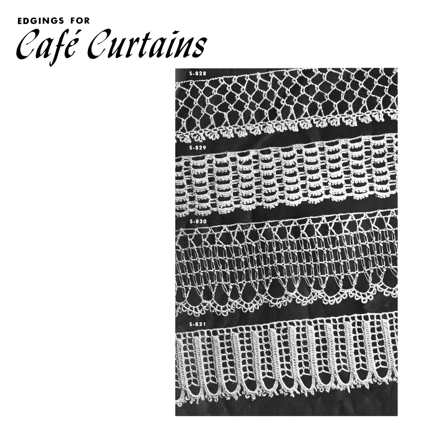vintage knitting patterns download Day17Vintage B1077 Edgings for All Purposes Pattern Booklet