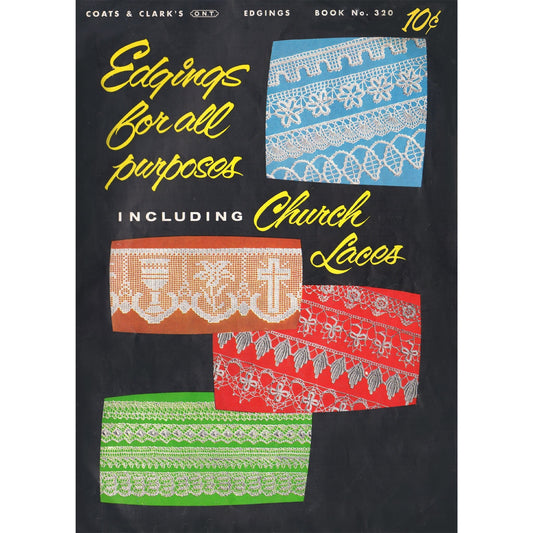 vintage knitting patterns download Day17Vintage B1077 Edgings for All Purposes Pattern Booklet