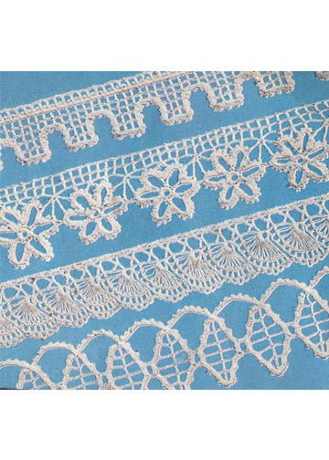 vintage knitting patterns download Day17Vintage H1012 Edgings for Guest Towels