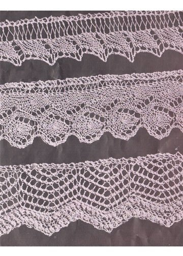 vintage knitting patterns download Day17Vintage H1018 Knitted Edgings