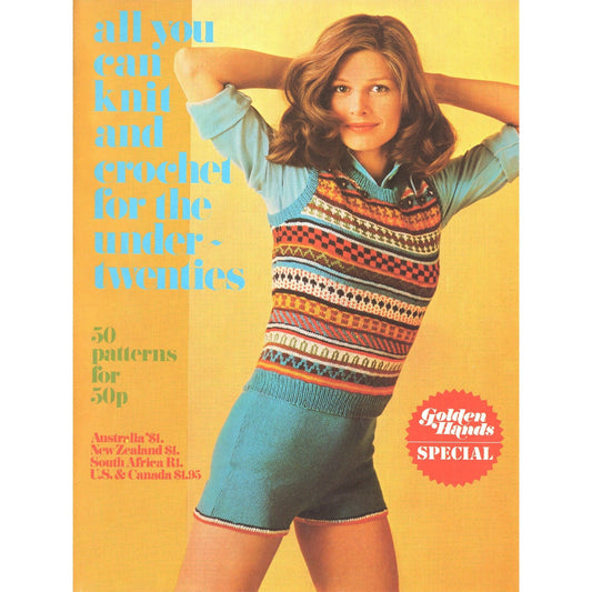 vintage knitting patterns download Day17Vintage B1071 All You Can Knit and Crochet for the Under Twenties
