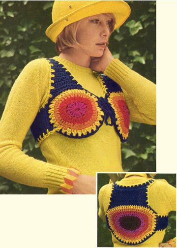 vintage knitting patterns download Day17Vintage L1090 Seventies Bolero