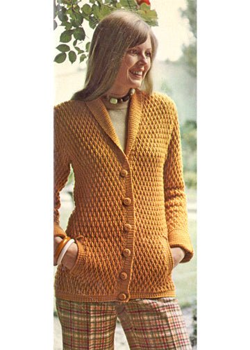 vintage knitting patterns download Day17Vintage L1096 Crocheted Jacket