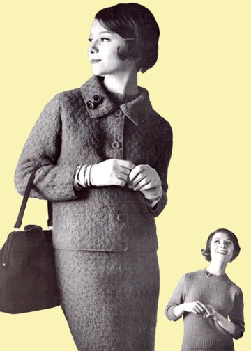 vintage knitting patterns download Day17Vintage L1121 Ladies' 3-Piece Suit