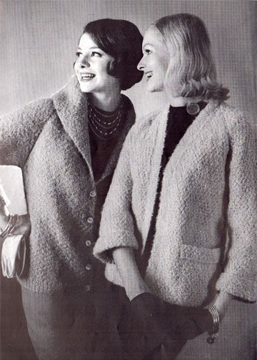 vintage knitting patterns download Day17Vintage L1122 Ladies' Mohair Jackets