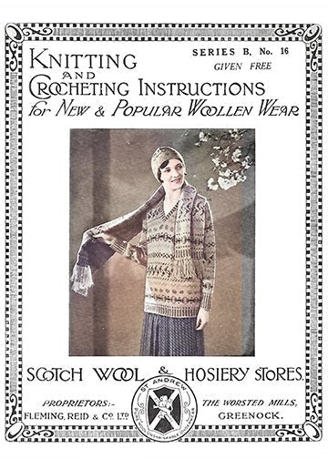vintage knitting patterns download Day17Vintage L1234 1920s Fair Isle Set