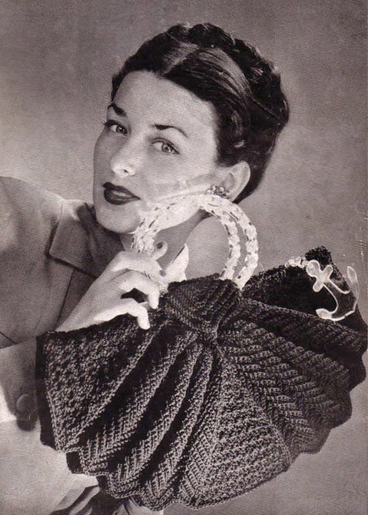 Vintage Gimp Cordet Soutache Kordette Handbag Purse Crochet Pattern Book  WWII | eBay