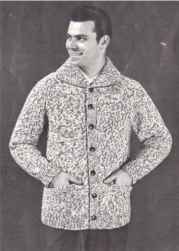 vintage knitting patterns download Day17Vintage M1017 Raglan Sweater Coat