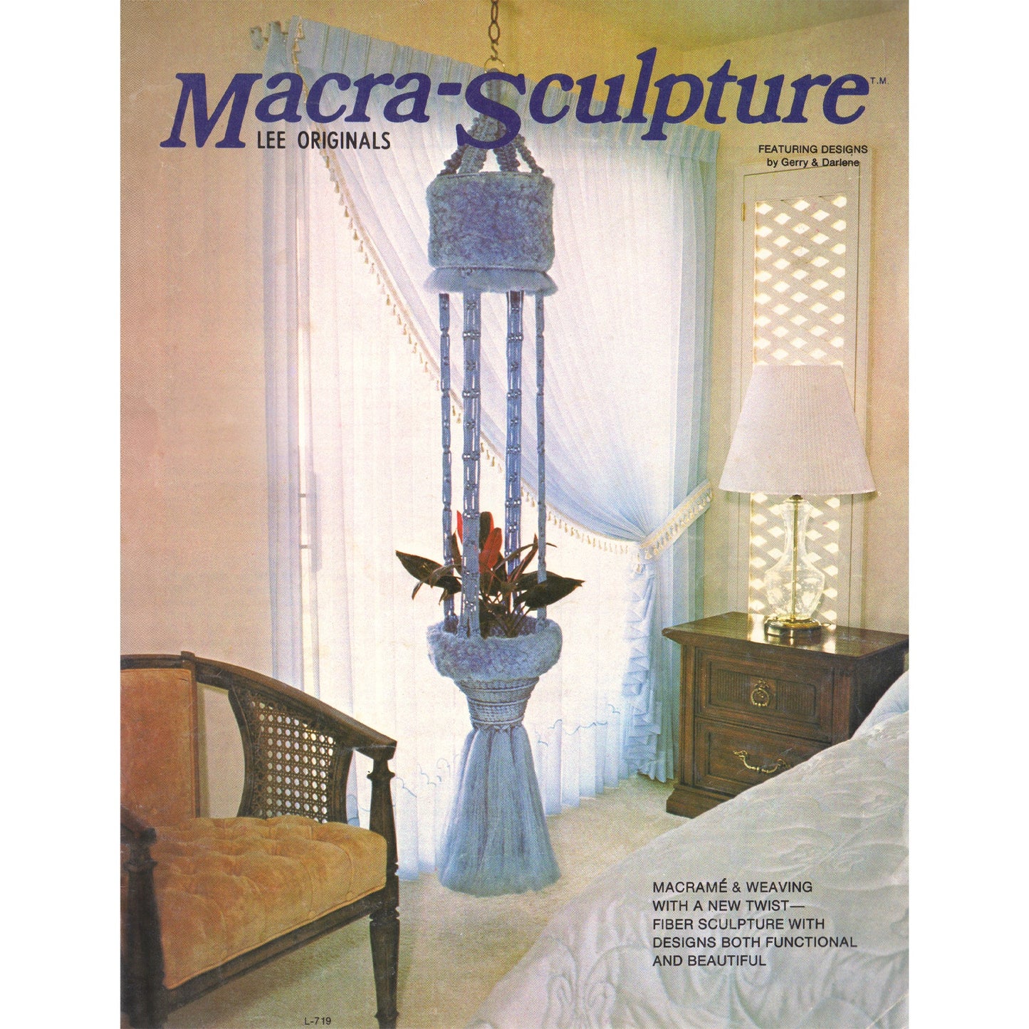 vintage knitting patterns download Day17Vintage B1076 Macra-Sculpture Macramé Pattern Book by Lee Originals