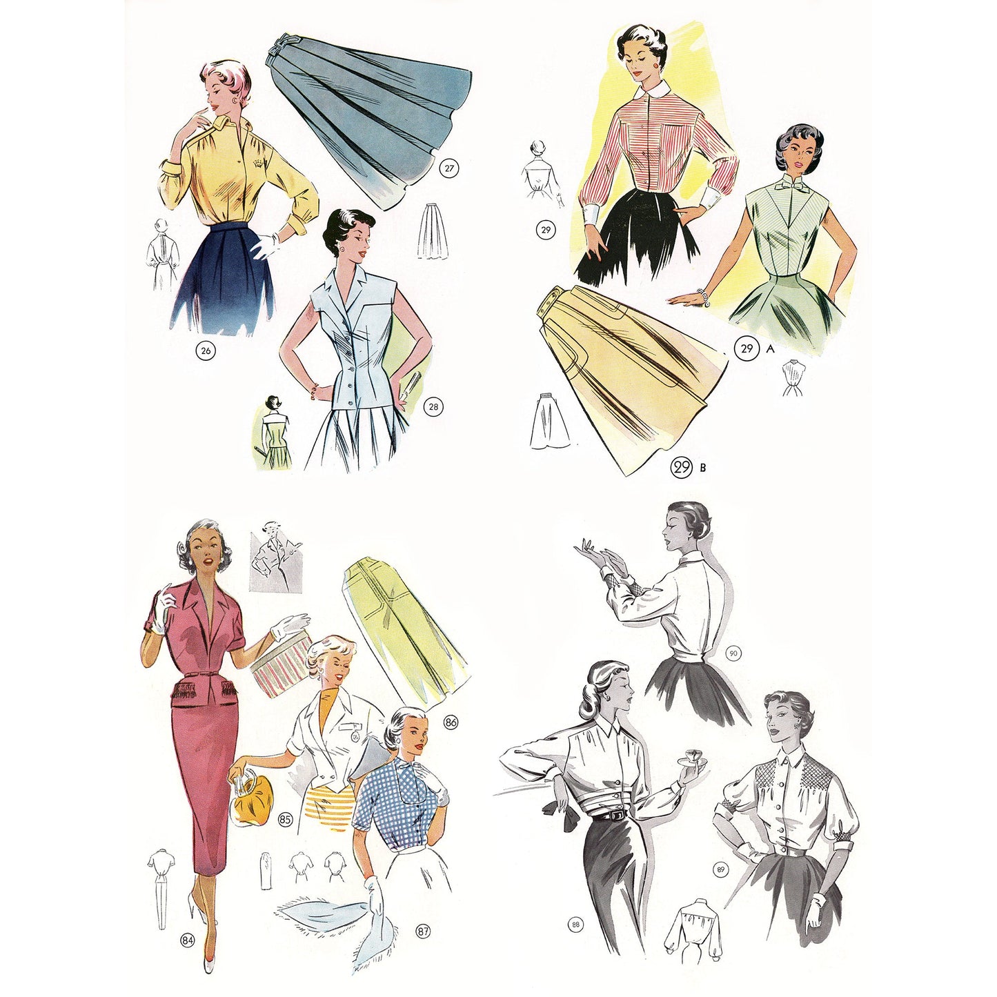 vintage knitting patterns download Day17Vintage B1060 1956 German Pattern Drafting Book for Sewing