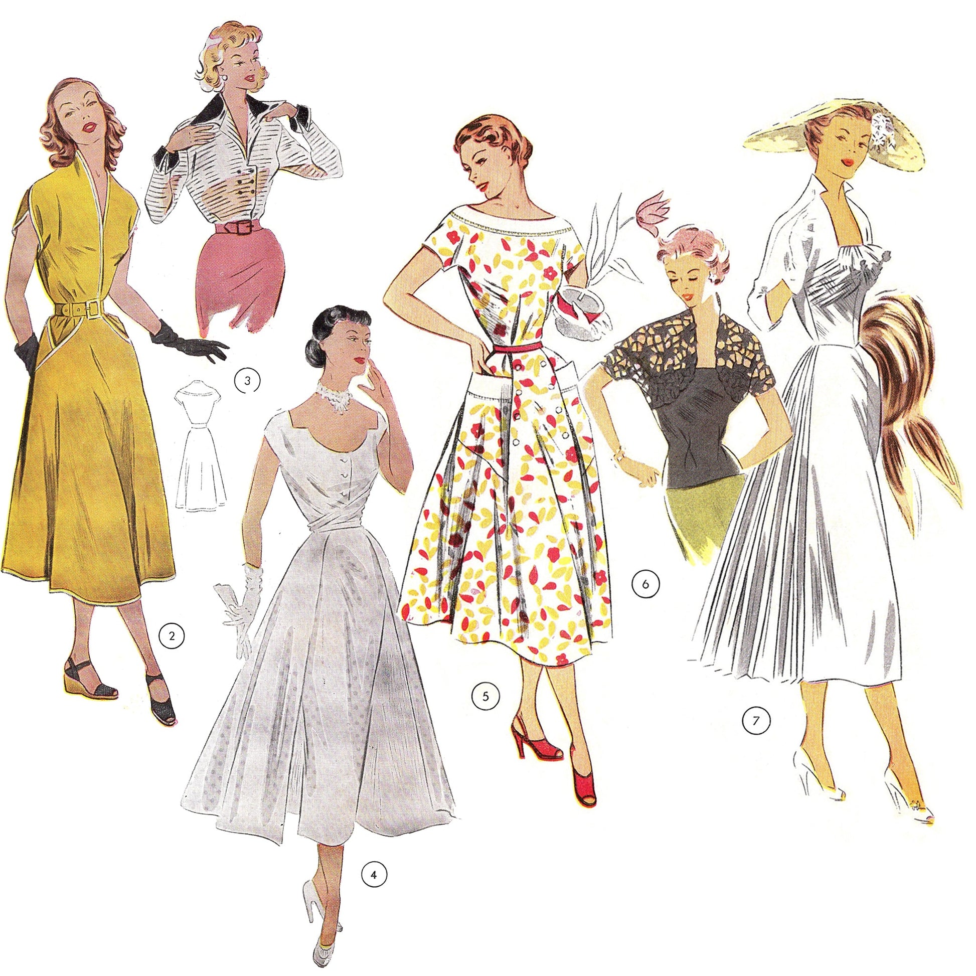 vintage knitting patterns download Day17Vintage B1069 German Pattern Drafting Book for Sewing 1955 / 1956
