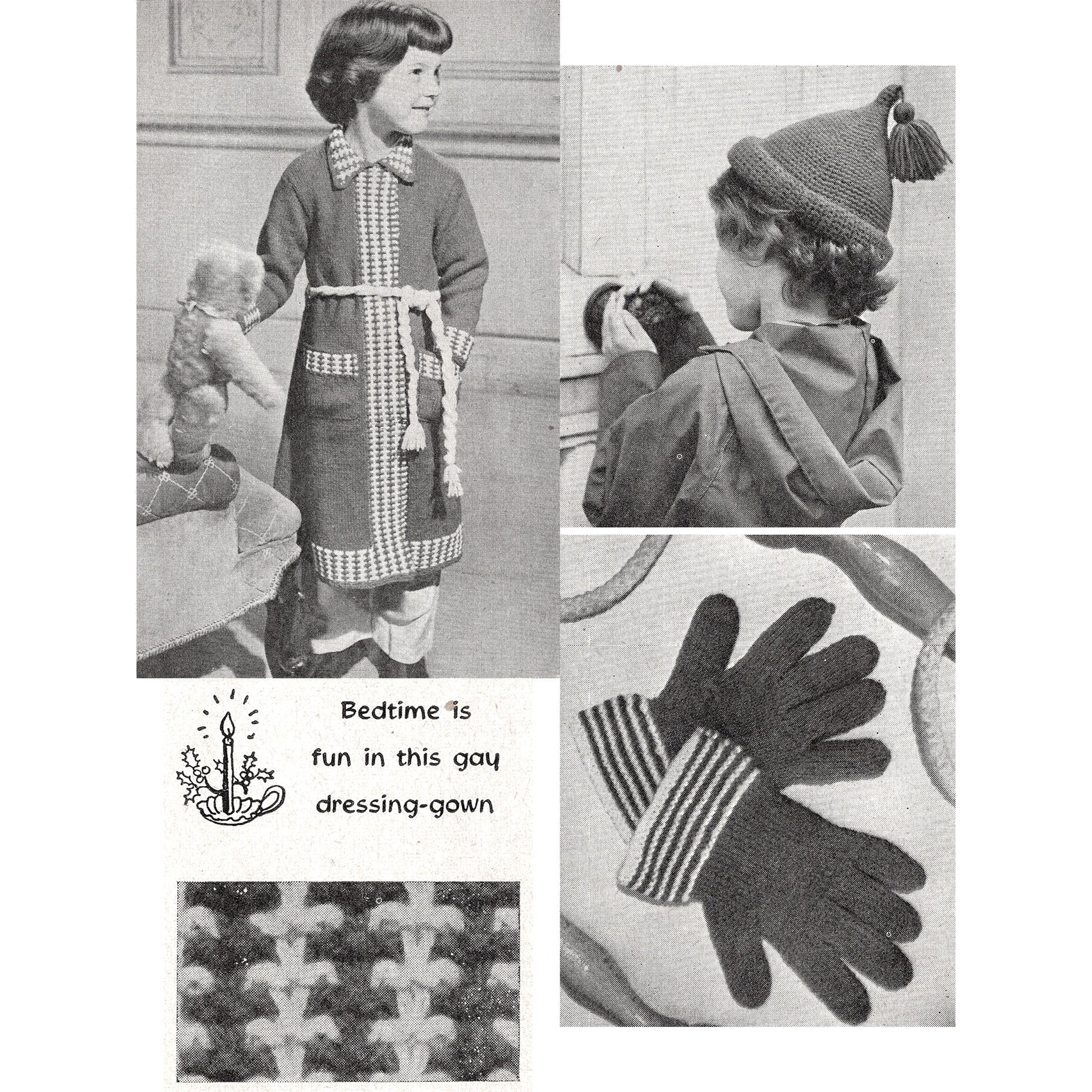 vintage knitting patterns download Day17Vintage B1056 Stitchcraft Magazine No. 251 November 1954