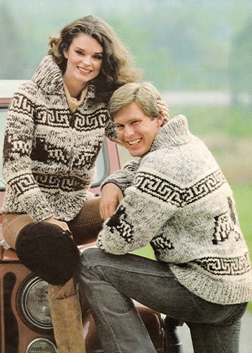 vintage knitting patterns download Day17Vintage U1001 Thunderbird Cowichan Sweater