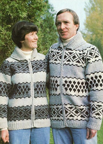 vintage knitting patterns download Day17Vintage U1008 Nipawin Cowichan Sweater