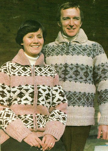 vintage knitting patterns download Day17Vintage U1010 Sitka Cowichan Sweater