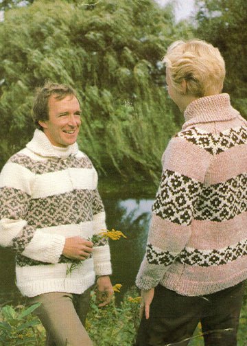vintage knitting patterns download Day17Vintage U1011 Neepawa Cowichan Sweater
